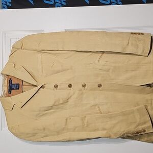 Womens Vintage Ralph Lauren 100%  Linen Jacket Sz 2 NWT  Made in USA